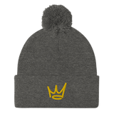 Young King - Crown Only - Pom-Pom Beanie