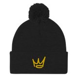 Young King - Crown Only - Pom-Pom Beanie