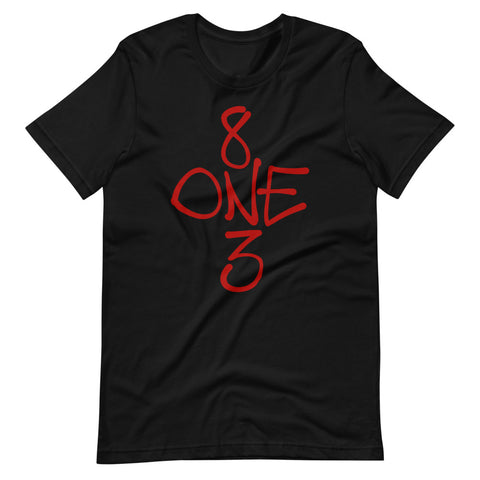 8 ONE 3 Tee - Red