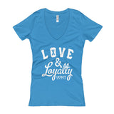 LOVE & LOYALTY Women's V-Neck T-shirt