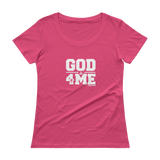 GOD is for me Ladies' Scoopneck T-Shirt